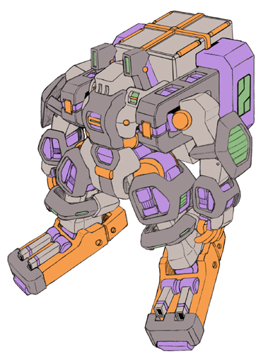 アルメス・カルゲゾン（with機雷コンテナ）